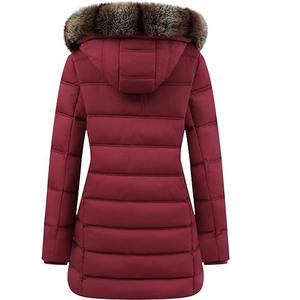 Chaqueta Acolchada con Capucha, Cierre Completo, Gruesa, Transpirable, para Invierno, con Forro Desmontable, Color Personalizable, Tallas para Adultos - Product Image 2