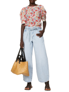 Exportation de qualité Georgette Floral Backless Top élégant et confortable pour les dates et les pique-niques disponibles à l'approvisionnement en gros - Product Image 2