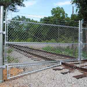 <span class=keywords><strong>5</strong></span> <span class=keywords><strong>ft</strong></span> 6 <span class=keywords><strong>ft</strong></span> 8ft tạm thời mạ kẽm Chuỗi liên kết hàng rào cho đường sắt - Product Image 1