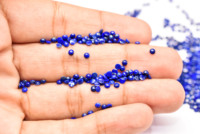 Batu Lapis Lazuli Alami Bentuk Bulat Pipih Cabochon 2MM 2.50MM 3MM Cabochon Bulat Batu Kristal Lapis Lazuli Lepas untuk Perhiasan dan Kerajinan