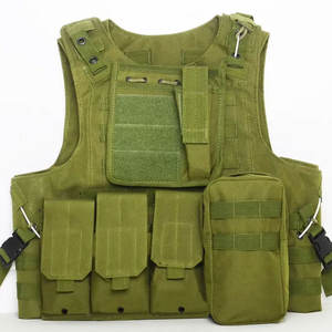 Protección corporal Camuflaje al aire libre Molle Chalecos DE SEGURIDAD Chaleco táctico Portador de placa balística Chaleco ponderado ajustable - Product Image 1