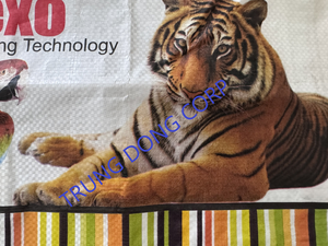 Sacs tissés en PP imprimés Flexo de haute technologie fabriqués au Vietnam pour l'emballage d'engrais de farine d'aliments pour animaux de compagnie - Product Image 3