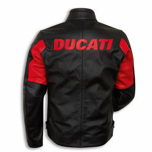 Chaqueta de Motocicleta DUCATI C4 de Cordura y Cuero, Impermeable, Transpirable, Resistente al Viento, Ropa Deportiva de Alta Gama para Motocross, Diseño Estampado - Product Image 2