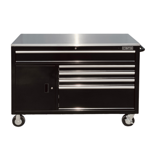 Armario de 132 cm en negro, rotor rotativo EAM olyester - Product Image 5