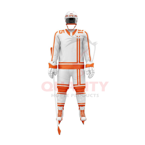 Les nouveaux uniformes de hockey sur glace 2025 abordables pour les hommes et les jeunes comprennent un maillot et un pantalon conçus pour le confort et le style de la performance. - Product Image 1