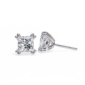 Boucles d'oreilles uniques en or 18 carats avec diamant de laboratoire, boucles d'oreilles de qualité supérieure - Product Image 4