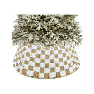 คอเสื้อรูปต้นคริสต์มาสงานสานมือคุณภาพสูงจากเวียดนามสำหรับตกแต่ง2025ขายส่ง - Product Image 4