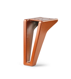 Rio jambe 15cm Bronze ABS plastique robuste meubles jambe résistant aux rayures finition pour canapé chaise Table armoire commode TV unité - Product Image 1