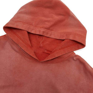 100% coton poids lourd hommes soleil fané sweats à capuche personnalisé blanc vêtements de plein air chaud lavage à l'acide à capuche - Product Image 3