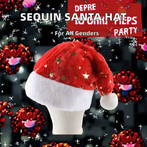 Gorro de Invierno Liso al por Mayor, Gorro de Punto con Logotipo Personalizado, Estrella, Bolas Coloridas, para Actividades al Aire Libre, Fiestas, Gorro Festivo, Gorro Común - Product Image 2