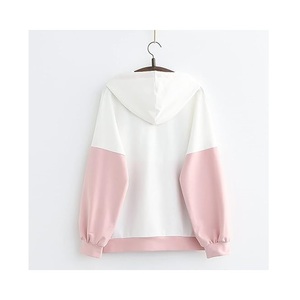 แมวHoodieสําหรับหญิงวัยรุ่นสาวLolita Kawaiiบางการ์ตูนกราฟิกพิมพ์ลําลองแขนยาวPullover Hoodiesจากบังคลาเทศ - Product Image 2