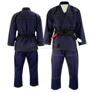 2024 meilleur coton MMA costumes d'entraînement Logo personnalisé imprimé meilleurs uniformes BJJ Gi en gros prix d'usine OEM vêtements d'arts martiaux - Product Image 4