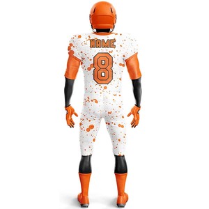 Uniforme de Fútbol Americano de Alta Calidad al por Mayor, Jersey Personalizado con Bordado, Transpirable, de Poliéster, para Hombre y Jóvenes - Product Image 4
