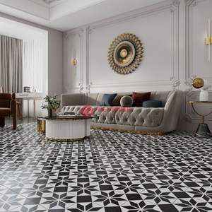 Baldosa de Cemento 200x200 Hecha a Mano con Fuerte Carácter Marroquí y Detalles Artísticos. - Product Image 2