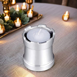 Bougeoir pour la décoration de la maison, élégant bougeoir en métal adapté aux occasions festives et au quotidien - Product Image 2