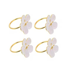 Nouveau design moderne couverts ronds de serviette vaisselle accessoires les plus vendus ronds de serviette fantaisie décoratifs - Product Image 2