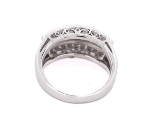 แหวนแฟชั่นประดับเพชรวงแหวนแซฟไฟร์ทรงกลมตัดเป็นวงแหวนสเตอร์ลิง925แข็งทำจากสเตนเลสสตีลวัสดุหลัก - Product Image 3