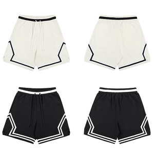 Ropa de calle Vintage personalizada, pantalones cortos de chándal de algodón de rizo francés para hombres, pantalones cortos de baloncesto en blanco, envío UnisexDDP - Product Image 5