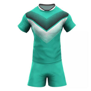En uno Uniformes de rugby de color sólido 2025 Impresión de logotipo personalizado Uniformes de rugby de diseño más nuevo profesional - Product Image 2