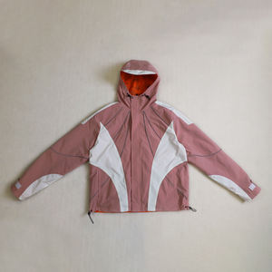 Personalizar colores Color sólido suave Shell Softshell correr deporte cremallera Sudadera con capucha chaqueta cortavientos abrigo hombres - Product Image 6