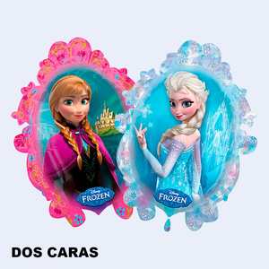 Ballons de fête Frozen en feuille d'aluminium 63x78cm, lot de 2, double face - Product Image 3