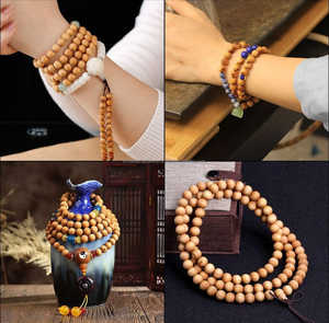 Cuentas de Madera Redondas Naturales de Color Natural al por Mayor para la Fabricación de Joyas, Tamaño Personalizado Disponible - Product Image 5