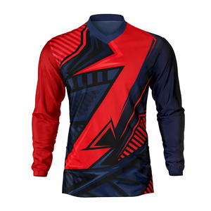 Camiseta Deportiva Personalizada de Manga Larga para Hombre, Estilo 2026, Camiseta Deportiva Sublimada Personalizada con Cuello en V - Product Image 2