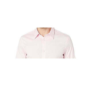 Camicia Rosa in Chambray da Uomo Calvin Klein, Taglia Small, 100% Cotone Popeline Antipiega, Stile Casual e Formale, Stampa Floreale - Product Image 3