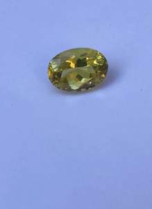 Quartz Jaune Citron Haute Clarté Pierre Naturelle 6.50CTS 10x14.20mm pour Bagues et Bijoux de Luxe Qualité Export - Product Image 2