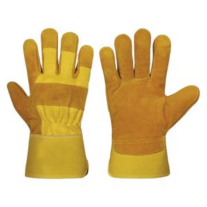 COW Waterproof Split Leather Safety <b>Gloves</b> Canadian Hand Protection for Outdoor Construction XL Size General Industrial Use - Product Image 1