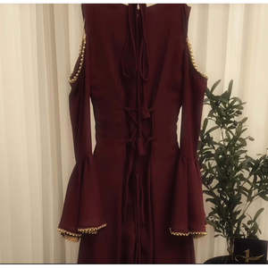 Vestido Maxi Moderno y Elegante, Transpirable, para Adultos, Silueta en A, Escote Cruzado, Diseño Asimétrico, Estilo Árabe - Product Image 6
