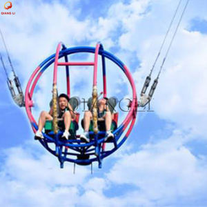 Qiangli Vente Chaude Thrill Produit Attraction Parc Équipement 32m Sling Shot Rocket Bungee Jumping <span class=keywords><strong>Rides</strong></span> - Product Image 6