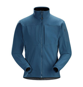 2025 elegante chaqueta Softshell de lona estilo Puffer para hombres 3 capas a prueba de viento impermeable invierno nuevo diseño OEM - Product Image 3