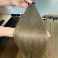 Extensions de cheveux vierges vietnamiens en vrac de qualité supérieure 2025, 100 % naturels, cuticules alignées, sans nœuds, sans perte, toutes couleurs, livraison en 7 jours