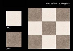 Carreaux de stationnement vitrifiés numériques 40x40cm pour usage intensif Carrelage de sol mat Conceptions de porches extérieures Carrelages de stationnement attrayants 40x40CM - Product Image 4