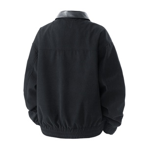 เสื้อโค้ทกันลมผู้ชาย, เสื้อโค้ทผู้ชายย้อนยุคลำลองฤดูใบไม้ร่วงฤดูหนาว - Product Image 4