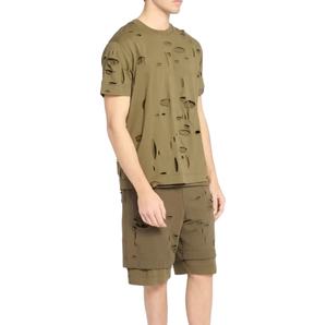 T-shirts personnalisés pour hommes en tissu délavé 300 g/m², fabrication de vêtements, jersey 100 % coton, logo personnalisé, fournisseur d'usine, prix avantageux - Product Image 5