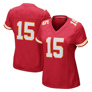 <b>Red</b> Luxury Hot Selling OEM Service American <b>Football</b> Jersey for Women High-Quality Customizable and Trending <b>Football</b> Jersey - Product Image 3