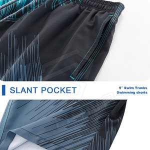 Pantalones cortos de baño reciclados para hombres cómodos y sostenibles para nadar y deportes acuáticos para hombres - Product Image 5