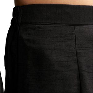 Traje Palazzo de seda negra con corte bordado Dana Work y Dupatta Venta al por mayor Mujeres Étnicas OEM Fábrica de ropa Proveedor a granel - Product Image 6