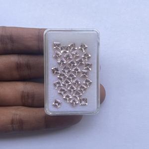 4mm 6mm 8mm Natural Rosa melocotón morganita facetado cojín corte piedra preciosa suelta piedra semipreciosa genuina calidad AAA certificada - Product Image 4