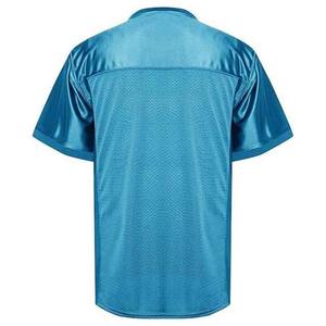 Maillot de football américain personnalisé avec nom et numéro d'équipe imprimés pour hommes, femmes, jeunes et adultes, 100% polyester, col en V - Product Image 2