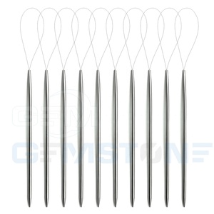 Hair Extension Pulling Loop Tool with Pointed Tip – Stainless Steel Micro Ring & Nano Bead Threading Needle for Professional Use - Product Image 4