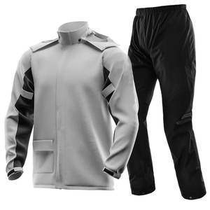 Offre spéciale Combinaison de pluie à rayures réfléchissantes personnalisée Combinaisons de course de moto réglables avec service OEM - Product Image 2