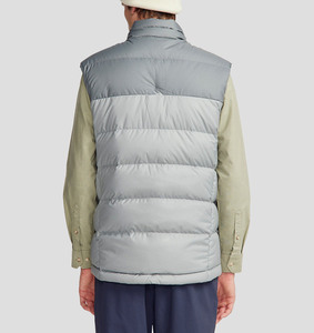 Chaleco acolchado con bolsillos con cremallera Chaqueta impermeable para exteriores - Product Image 6