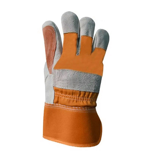 Industria protectora de manos Guantes de seguridad para el trabajo de construcción anticorte Guantes DE TRABAJO resistentes al corte de cuero de vaca - Product Image 5