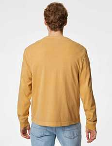 Wholesale <b>Men's</b> Breathable 100% Cotton Long Sleeve <b>T</b>-<b>Shirt</b> Custom Logo OEM - Product Image 3