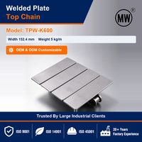 Zware transportketting van koolstofstaal TPW-K600, precisie-geproduceerd voor zware metaaltransportbanden en koeltunnels