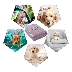 Multi Color Ultra Soft Fabric Washable Absorbent <b>Cat</b> Dog Bath Towel Dogs Best Selling Animal Accessories <b>Top</b> Quality Towel - Product Image 4