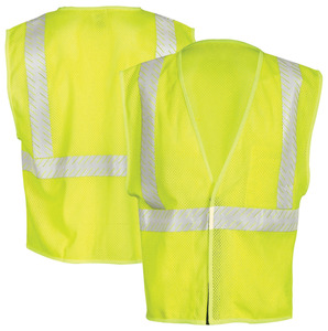Chaleco DE SEGURIDAD reflectante de 100% poliéster unisex, ligero, de alta visibilidad, resistente al agua, multiseguridad para todos los tamaños - Product Image 4